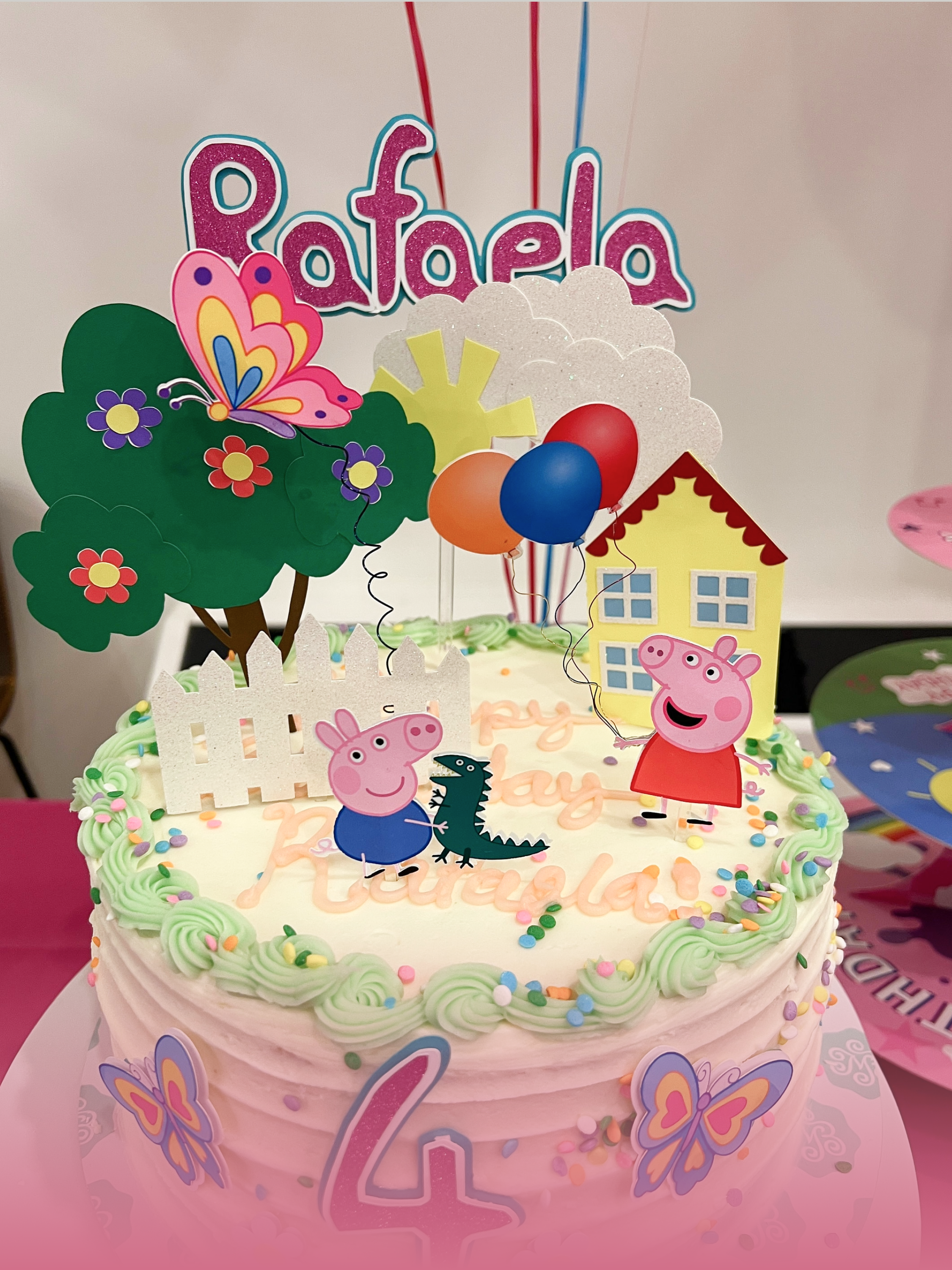 Topper de bolo Peppa Pig