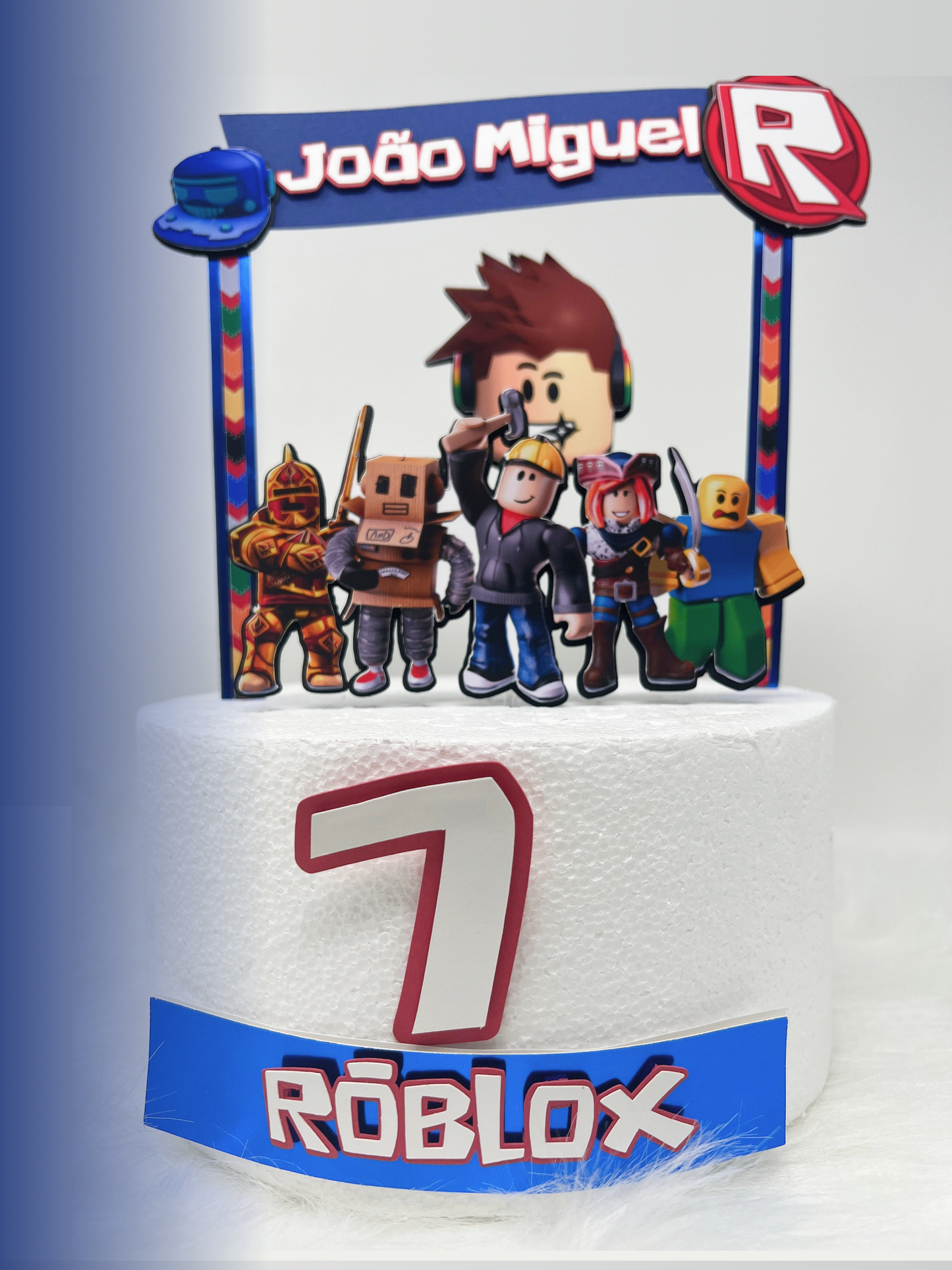 Custom Roblox Inspired Cake Topper Cupcake Toppers Roblox Cake Topper - Etsy