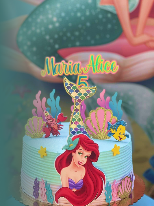 Little Mermaid cake Topper 🧜🏻‍♀️