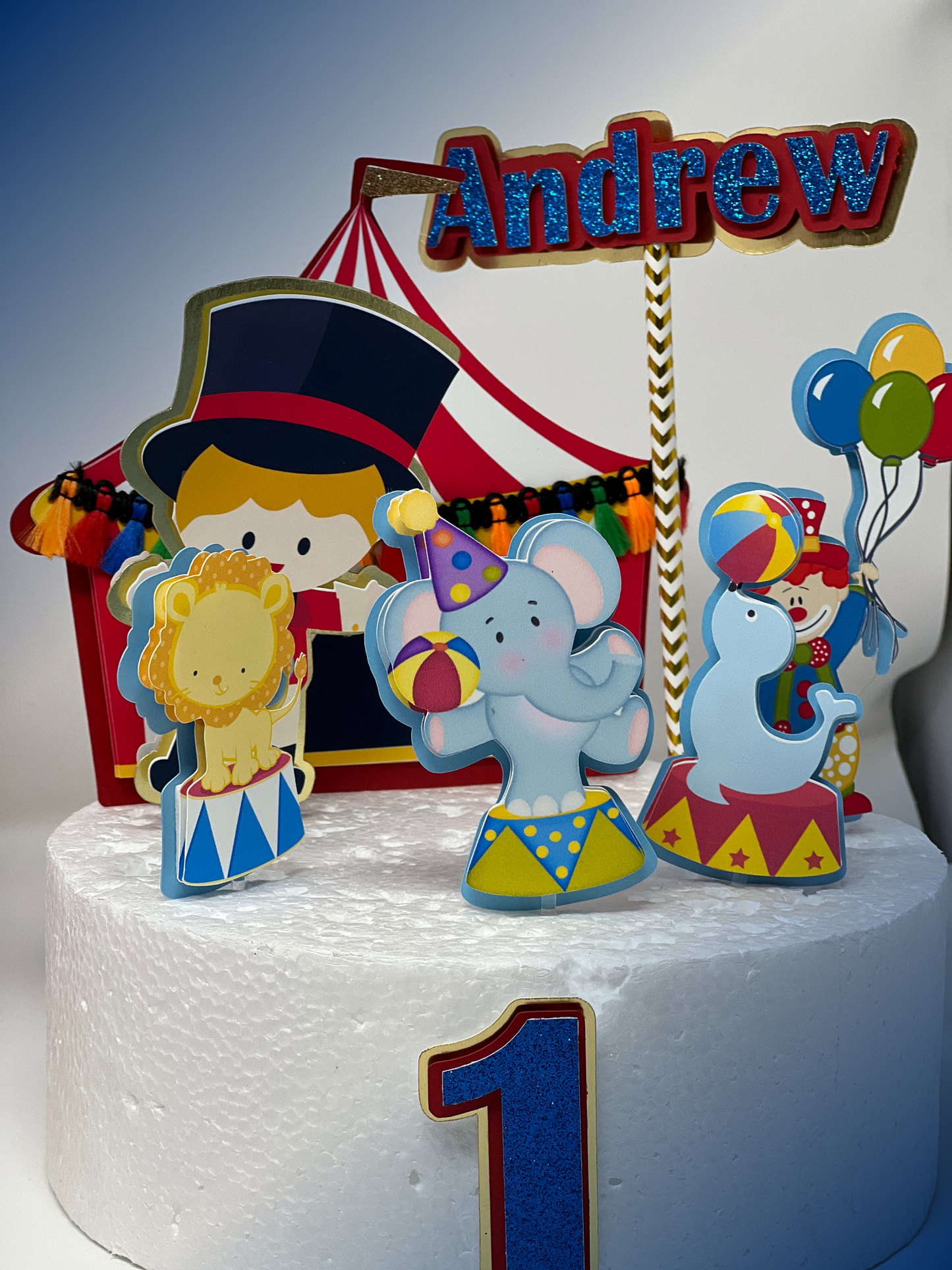 Topper Circus cake topper 🎪