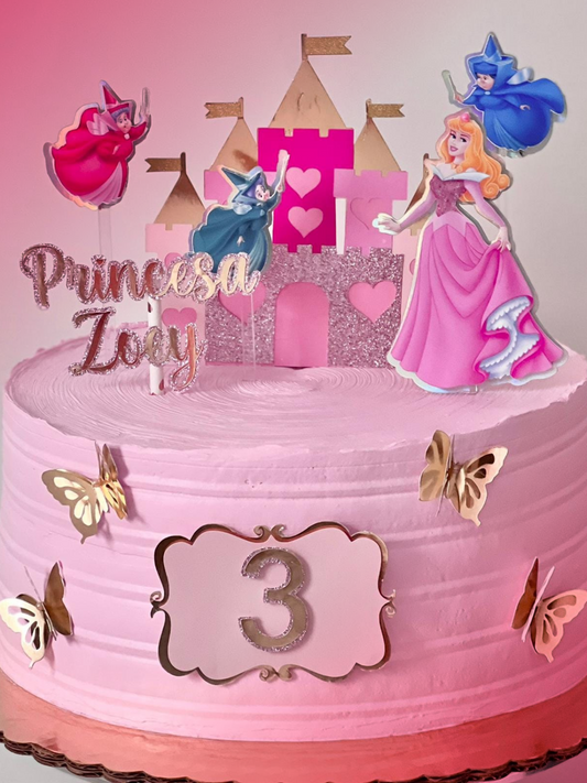 Princess Aurora Cake Topper