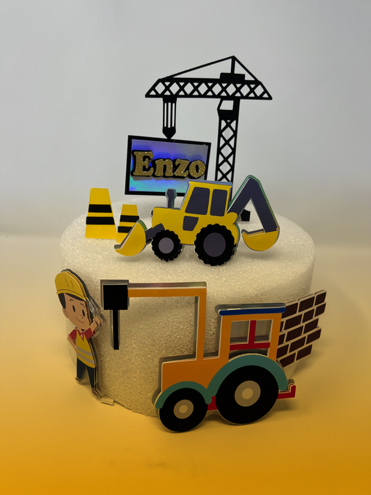 Constructions Cake Topper 🏗️