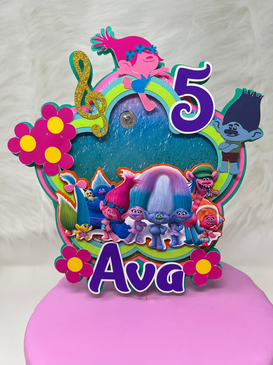 Trolls Cake Topper