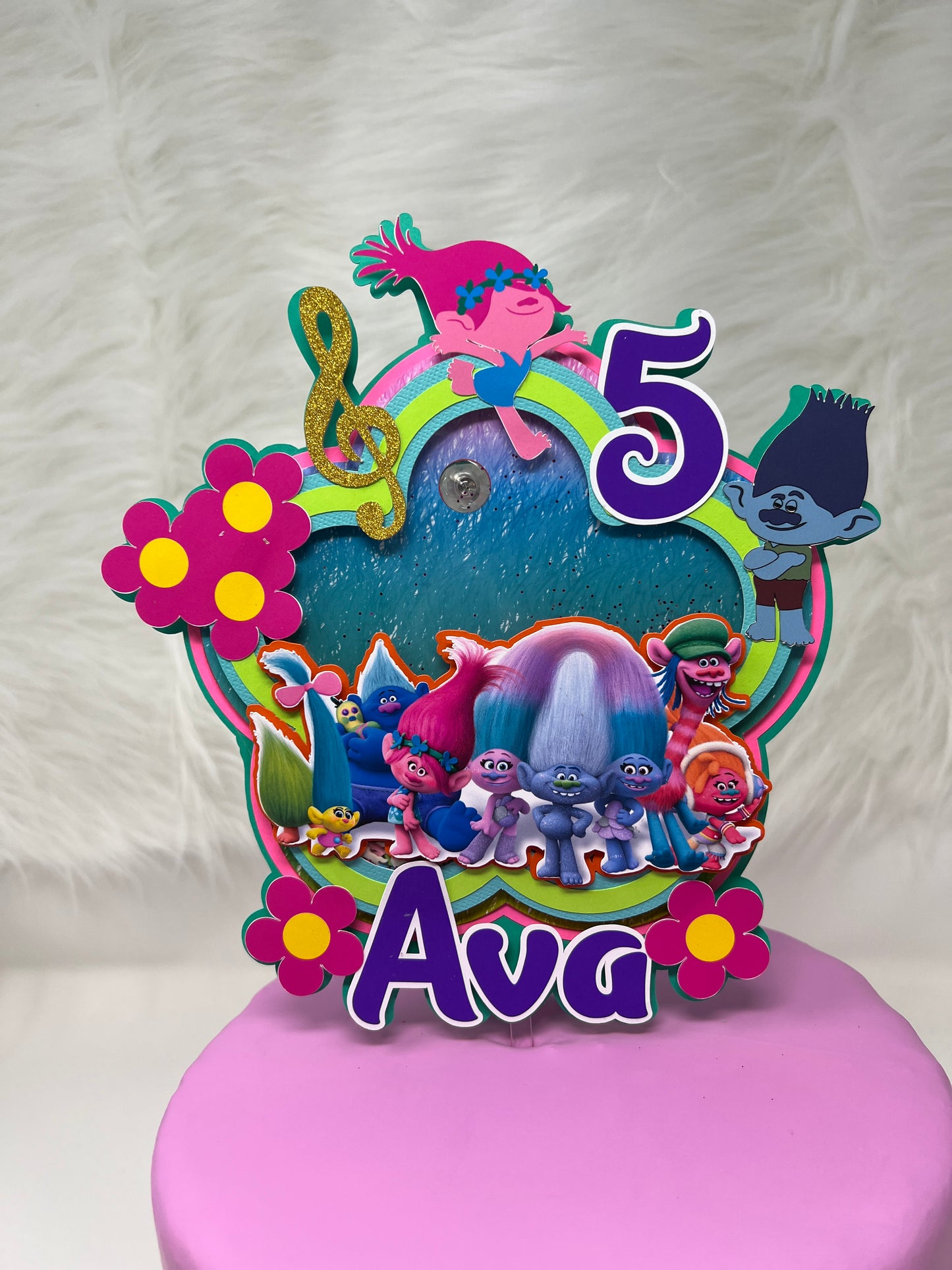 Trolls Cake Topper