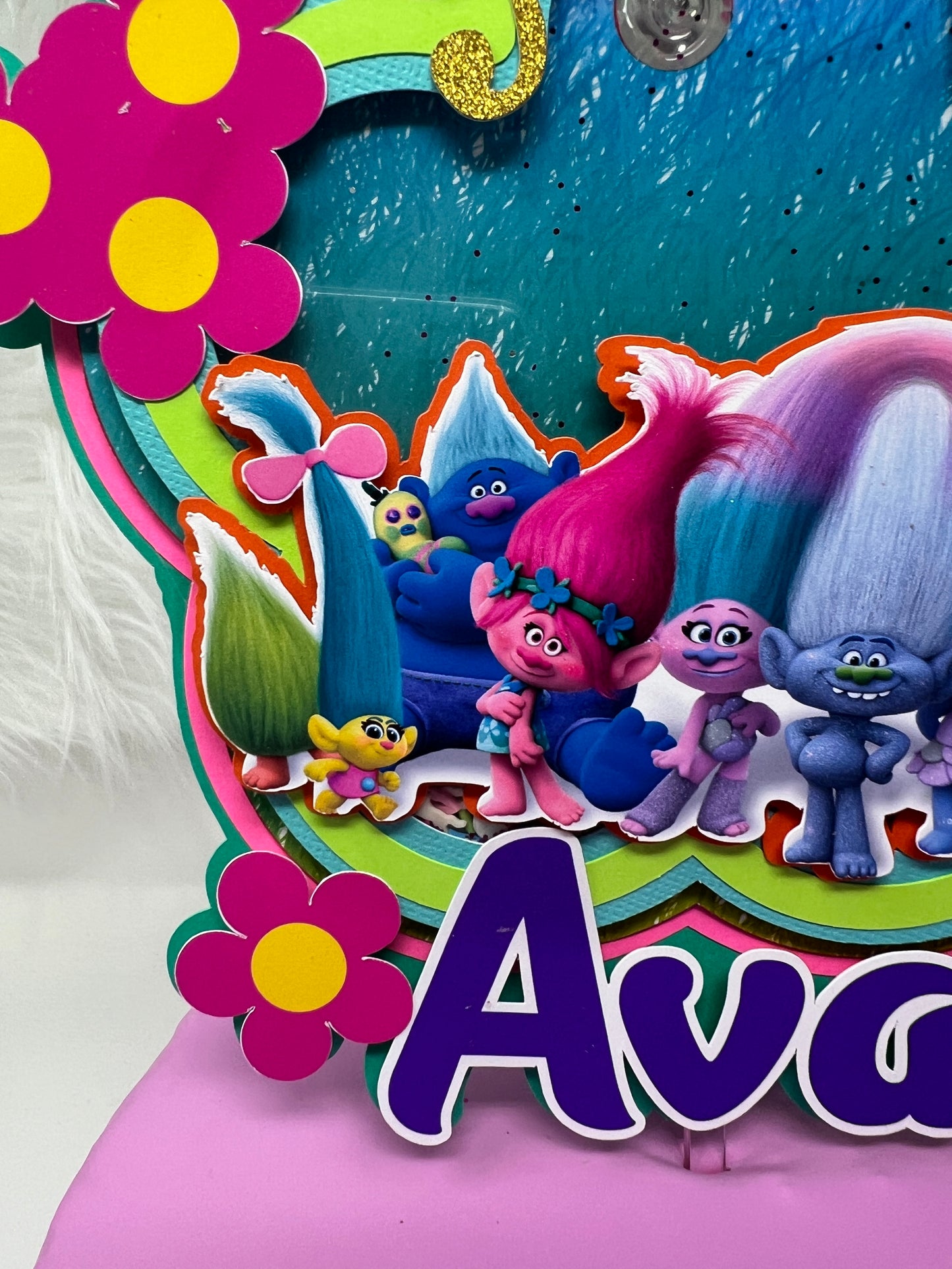 Trolls Cake Topper