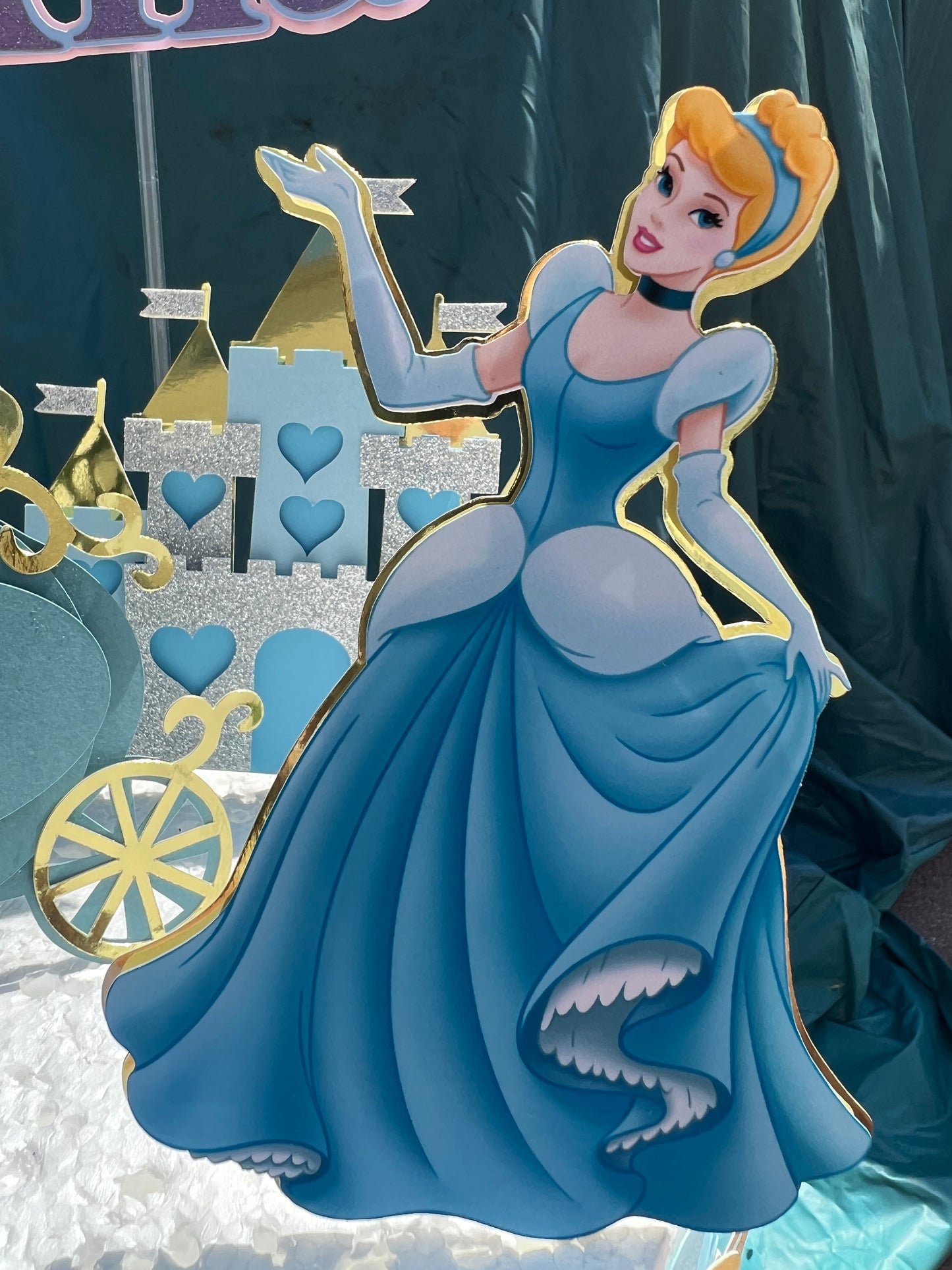 Cinderella Cake Topper