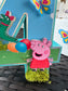 3D Peppa numbers and Letters