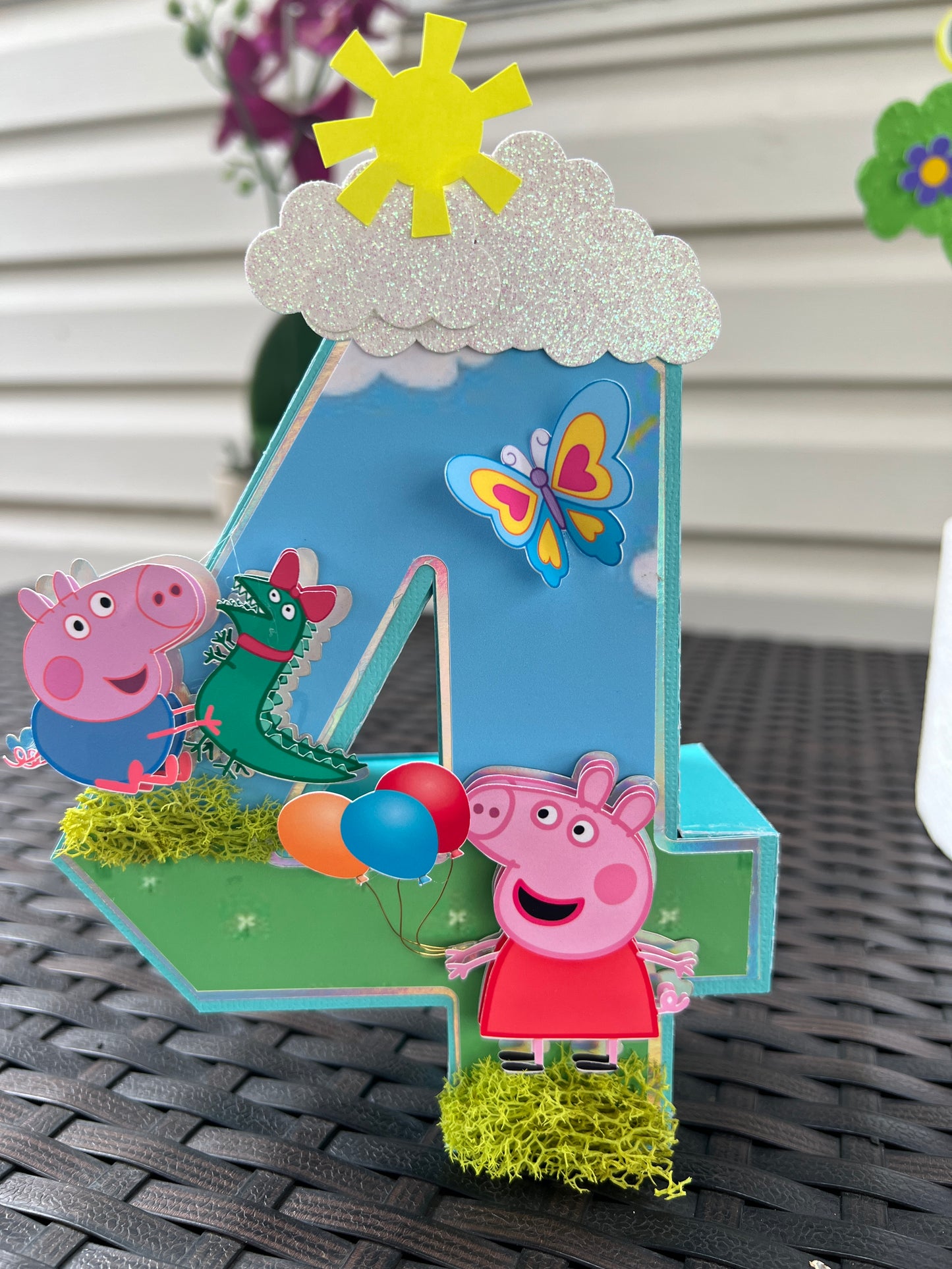 3D Peppa numbers and Letters