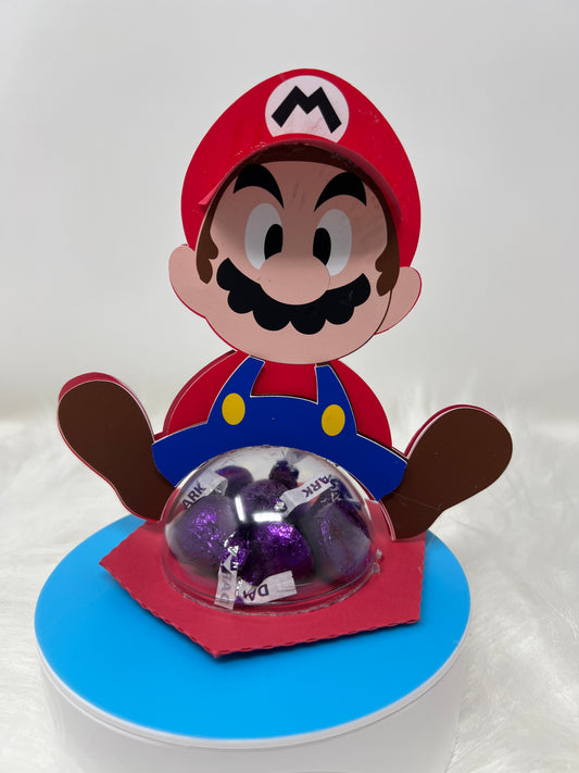 set for Super Mario Bros and Princess Peach candy holders - For 8cm / 3.15” Sphere