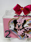 Minnie clear Gable box, Minnie birthday