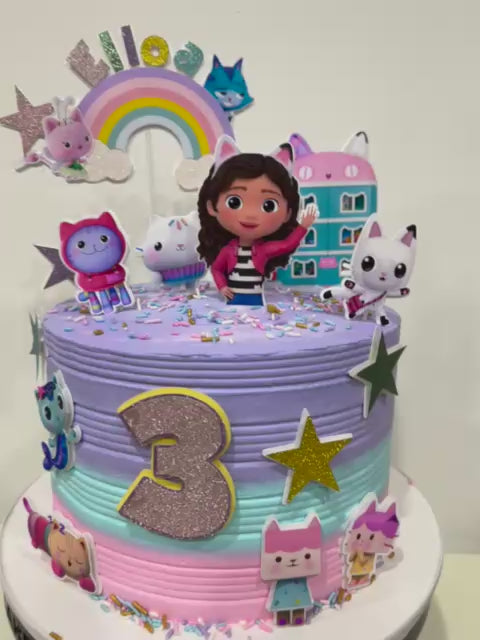 Gabby Dollhouse Cake Topper Decorations