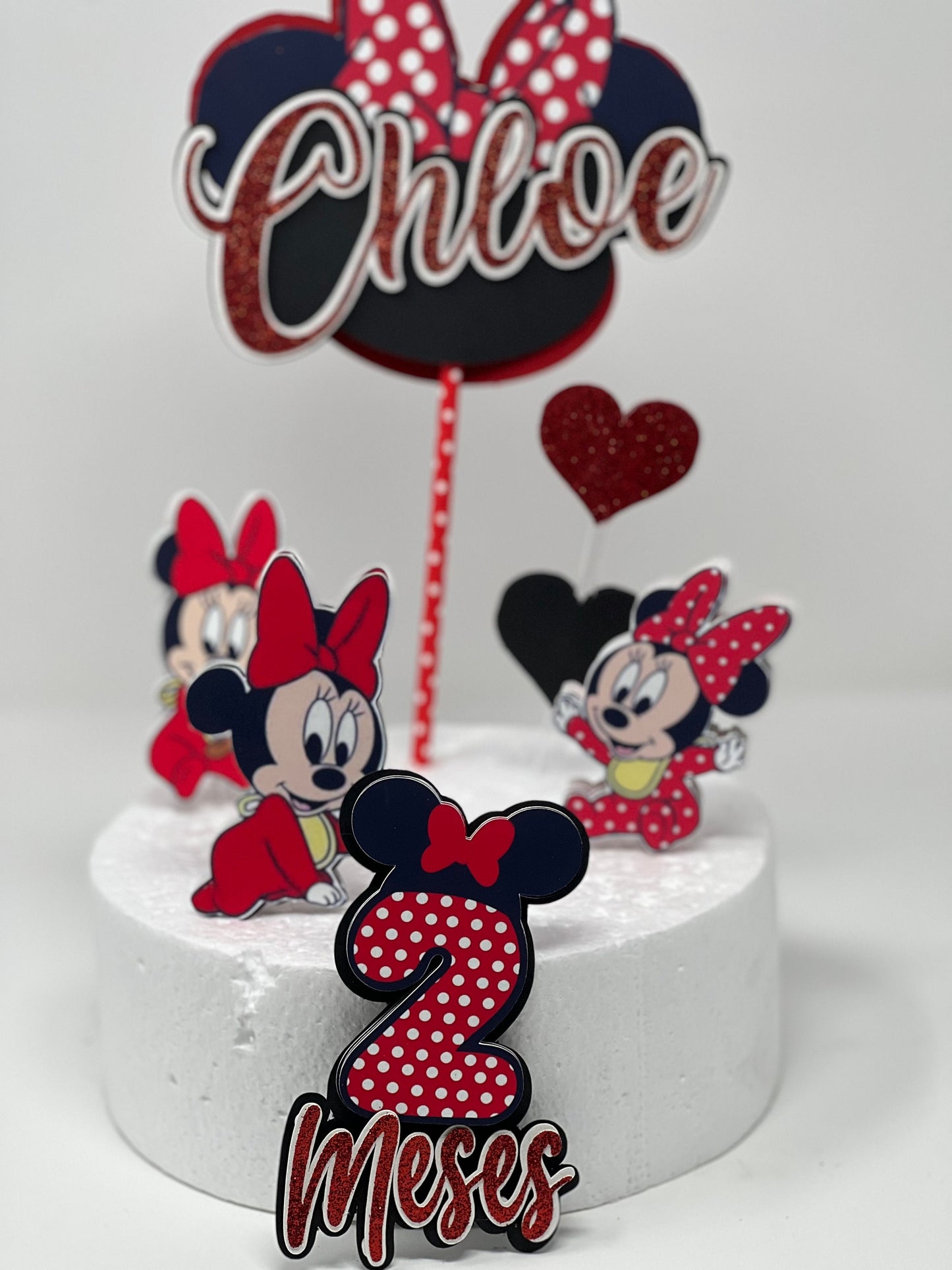 Minnie mouse cake toppers ❤️