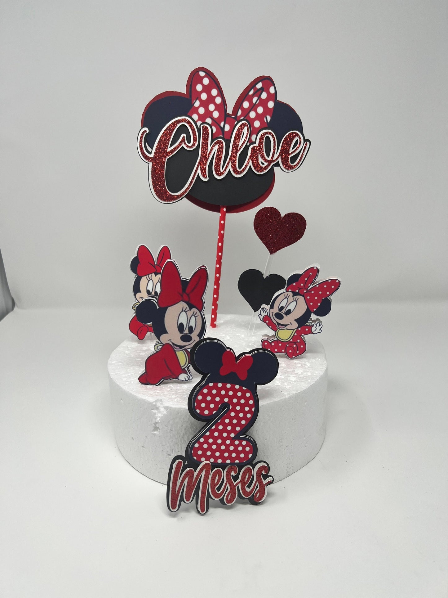 Minnie mouse cake toppers ❤️