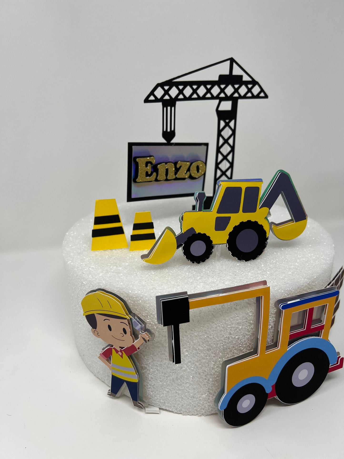 Constructions Cake Topper 🏗️