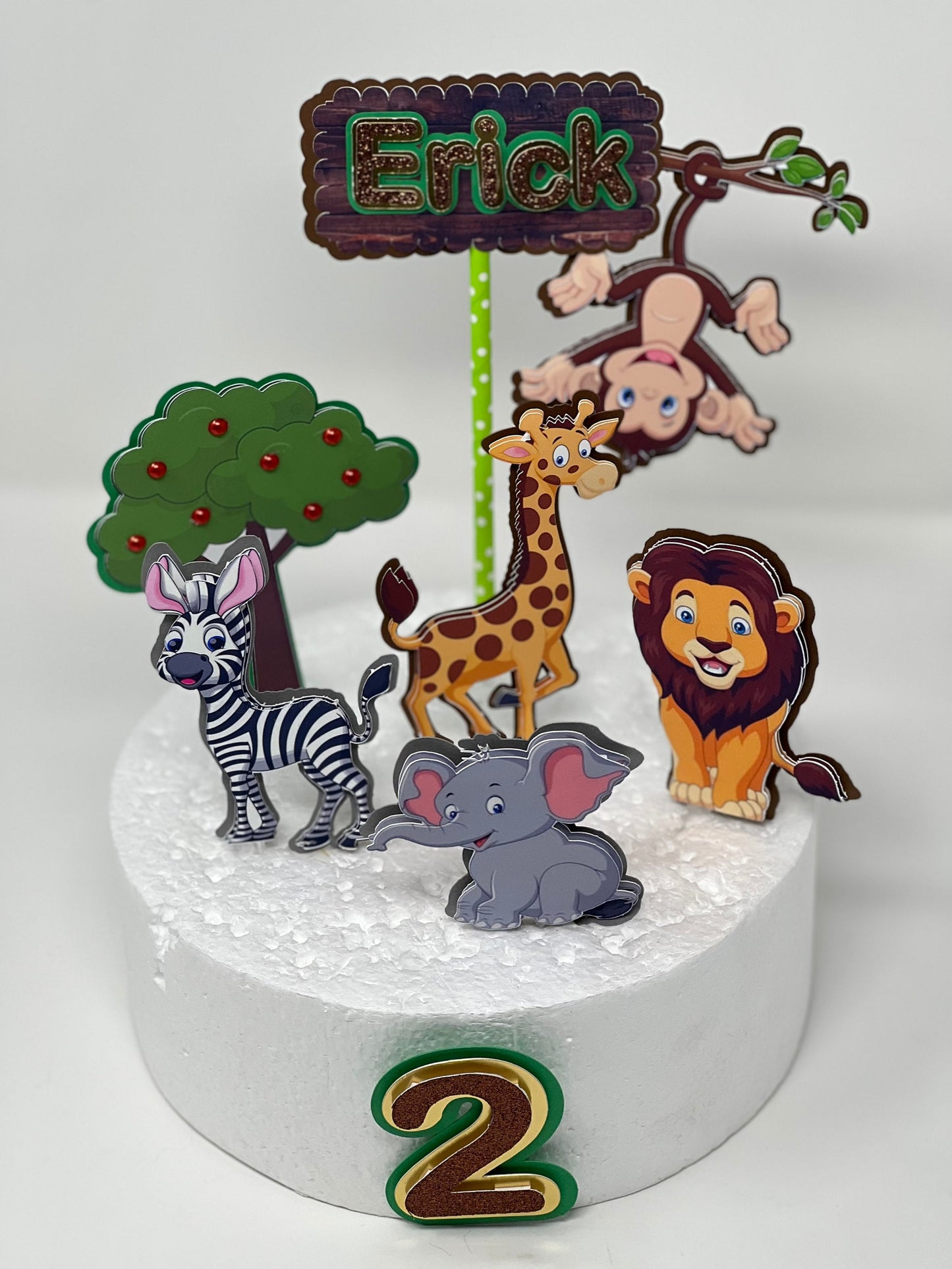 Safari Cake topper 🦁🐯