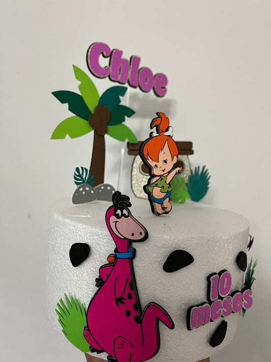 Pebbles The Flintstones Cake Topper